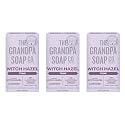 The Grandpa Soap Company Witch Hazel Bar Soap - Tones and Rejuvenates Skin, With Witch Hazel and Lavender, Provides a Relaxing Effect, Vegan, For Face Beauty & Personal Care The Grandpa Soap Company