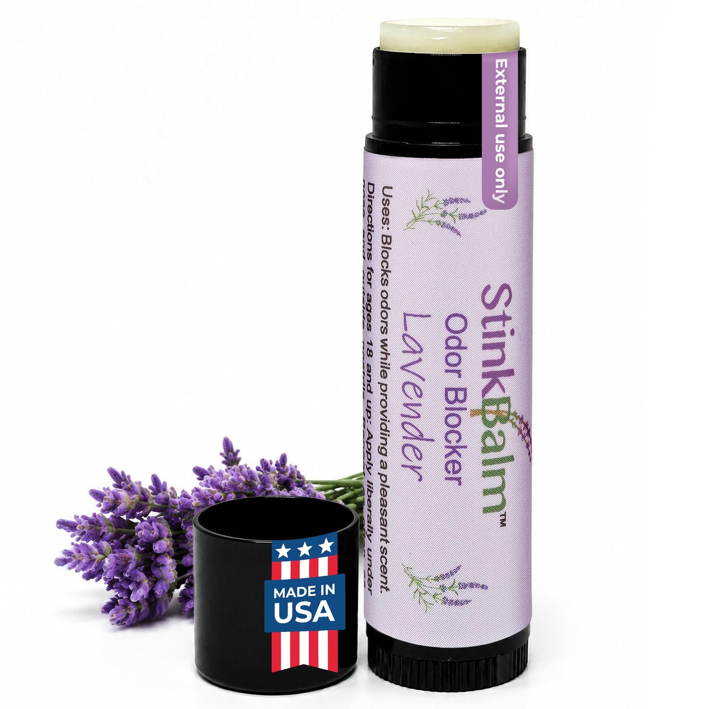 StinkBalm Lavender Under-Nose Odor Masking Balm for Work,Travel & Daily Use Beauty and Personal Care StinkBalm