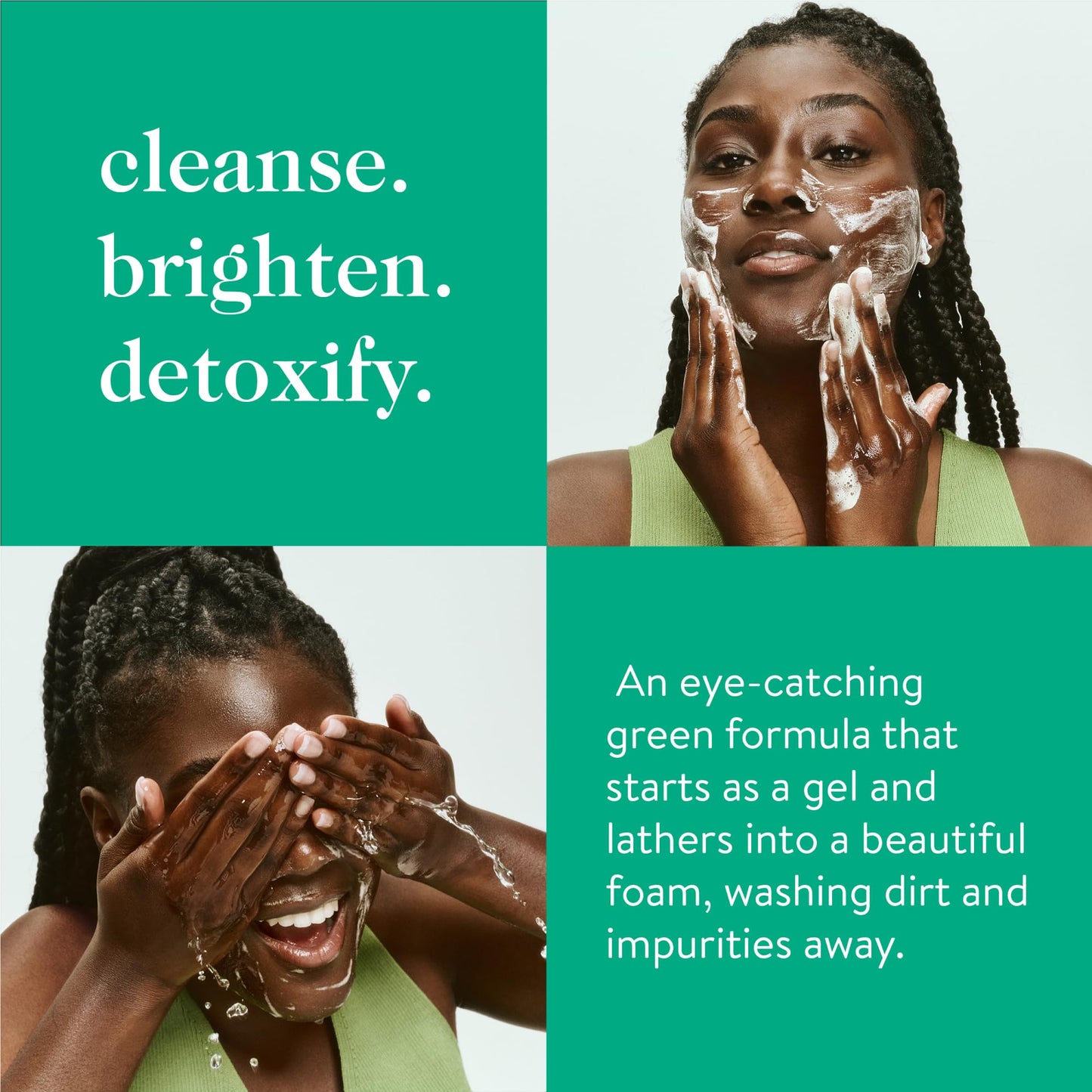 good.clean.goop beauty The Daily Juice Cleanser | Foaming Facial Cleanser to Hydrate & Cleanse Skin | Fruit Enzyme, Chlorella Extract & Spinach Leaf Beauty & Personal Care good.clean.goop