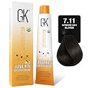 GK HAIR Global Keratin Professional Hair Color Cream Tube (3.4 Fl Oz/100ml) Nourishing & Cleansing Colors for Styling High Performance Long Lasting Beauty & Personal Care GK HAIR