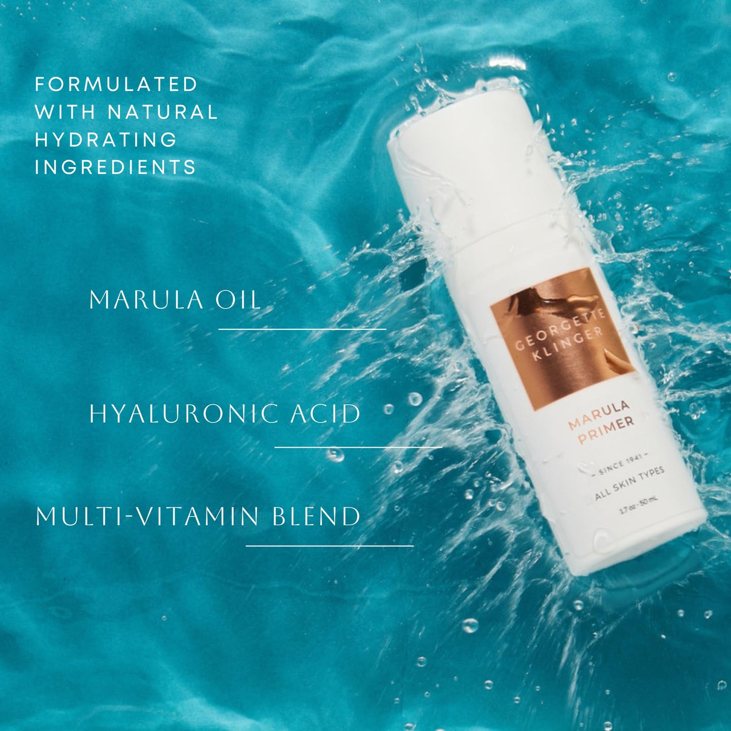 Marula Primer - Vitamin-Rich Hydrating & Gentle Moisturizer, Lightweight Instant Pore Minimizer, Long-Lasting Makeup Base, Smooth Application, Unclogs Beauty & Personal Care Georgette Klinger