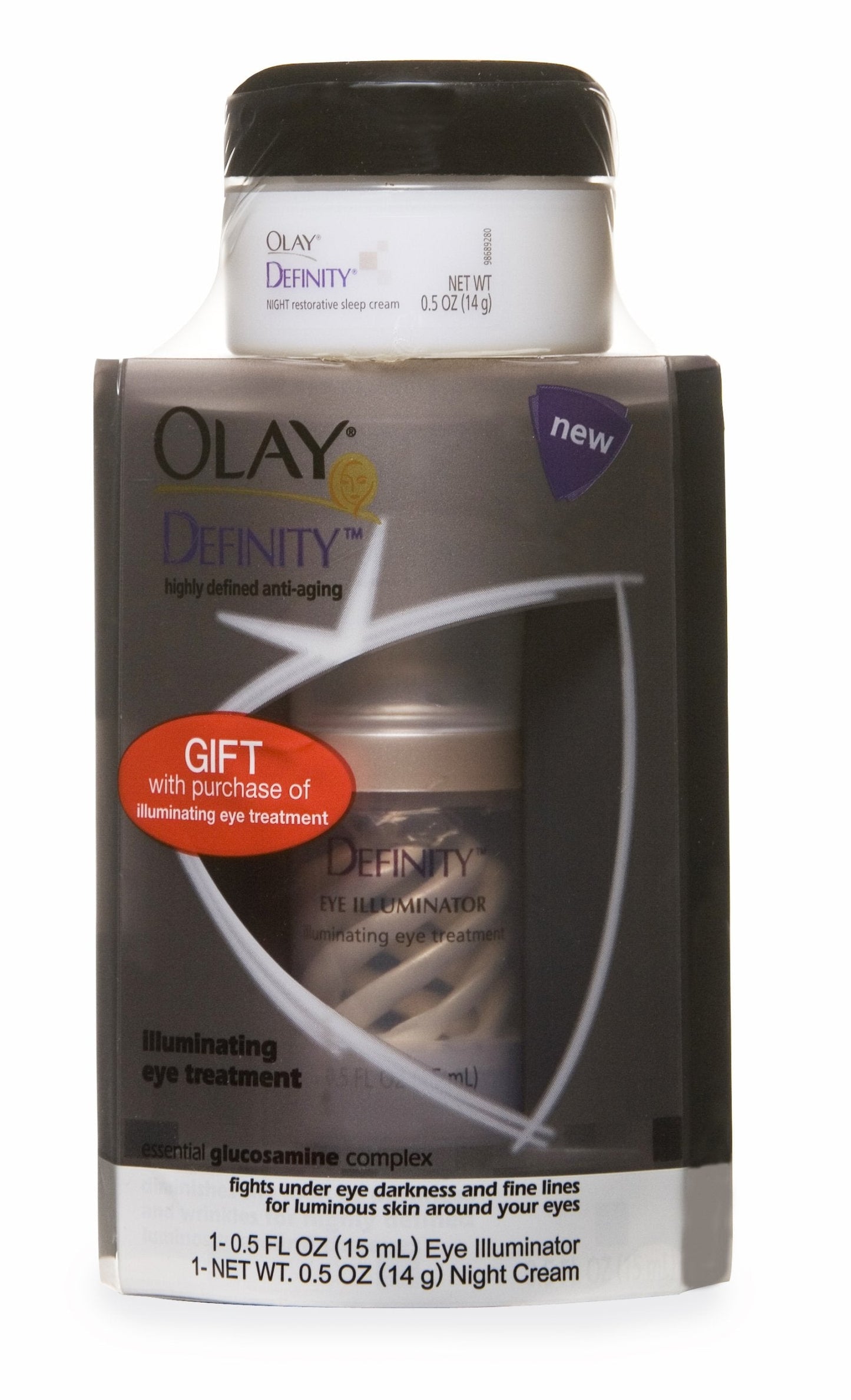 Olay Definity Eye Illuminator with Free Definity Night Jar Sample (0.5 Ounce), 0.5 Ounce Beauty & Personal Care Olay