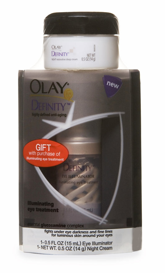Olay Definity Eye Illuminator with Free Definity Night Jar Sample (0.5 Ounce), 0.5 Ounce Beauty & Personal Care Olay