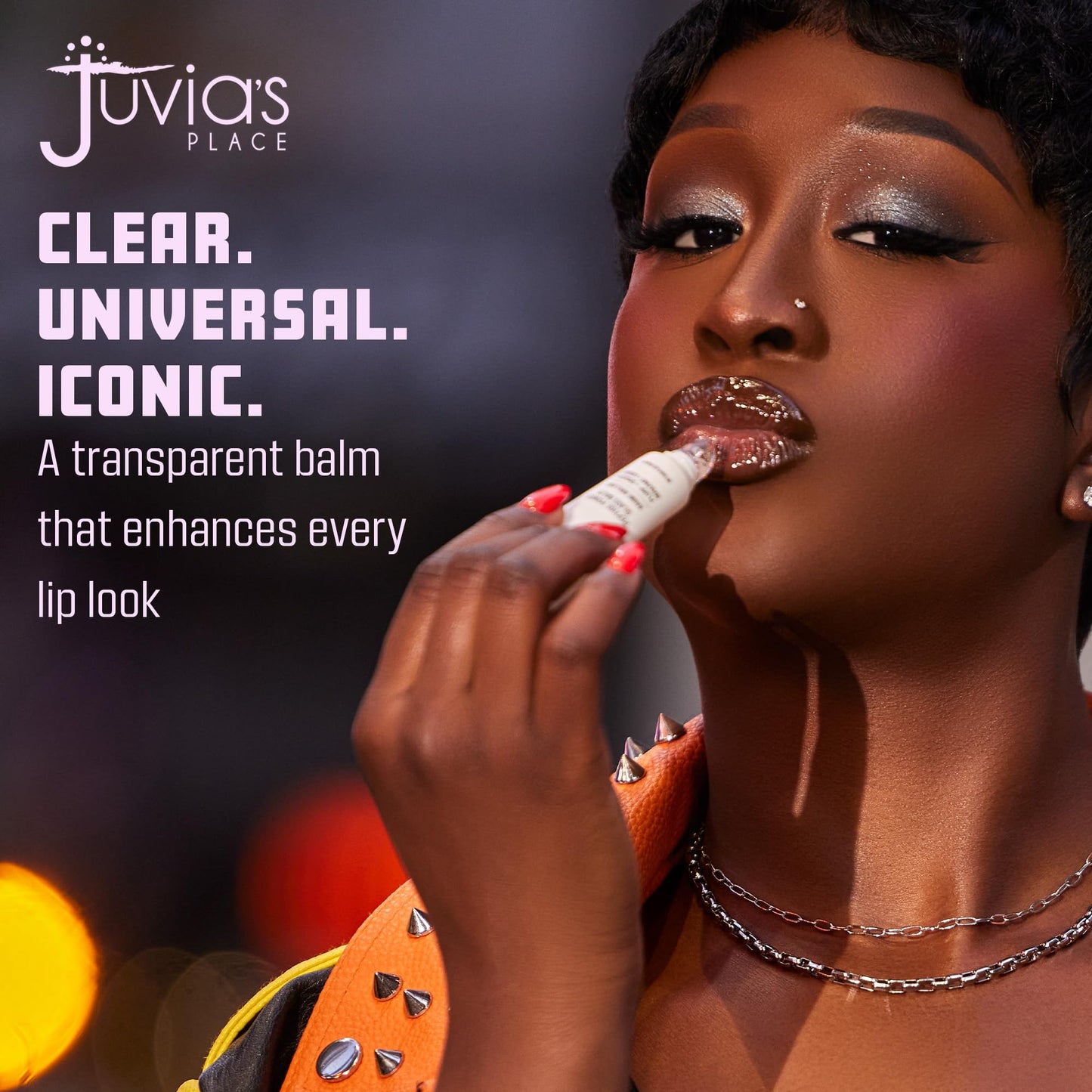 Juvia's Place Peptide Power Glass Balm - High-Shine, Glossy Finish with Plumping Peptide Complex - Hydrates, Smooths, and Nourishes Lips - Non-Sticky Beauty & Personal Care Juvia's Place