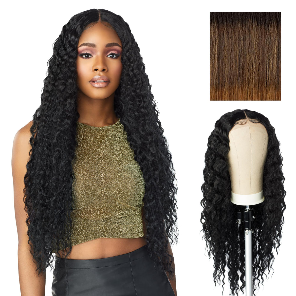 Sensationnel Butta LaceWig-Unit 3, T4/GOLDENBROWN