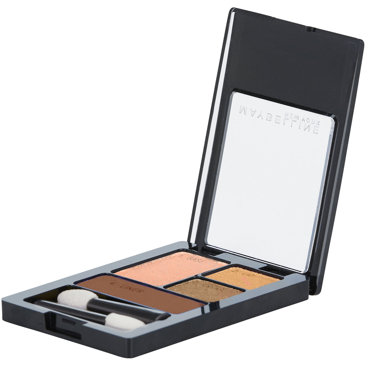 Maybelline New York Expert Wear Eyeshadow Quads, Autumn Coppers, 0.17 oz.