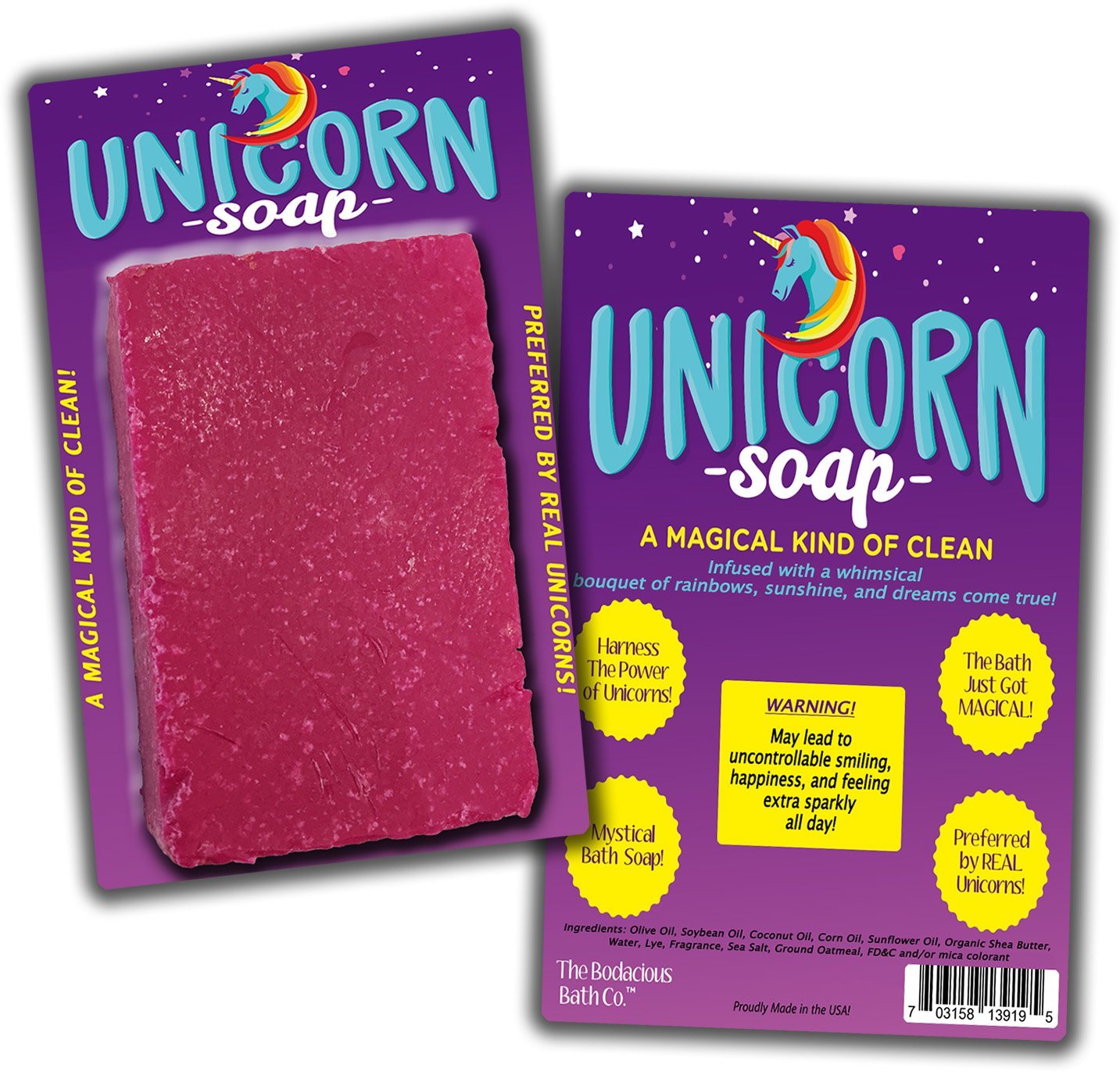 Gears Out Unicorn Soap - Premium Bath Soap for Girls - Cute - Magical - Fun - Pretty and Pink - Harness The Power of Unicorns Beauty & Personal Care Gears Out