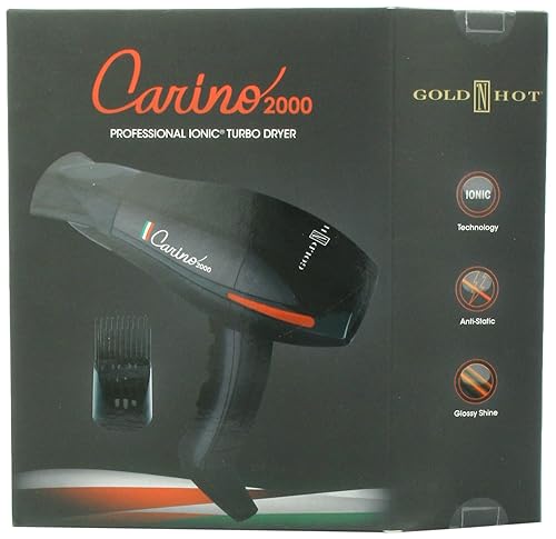 Gold 'N Hot Carino Professional Ionic Turbo Dryer Beauty & Personal Care Gold N Hot