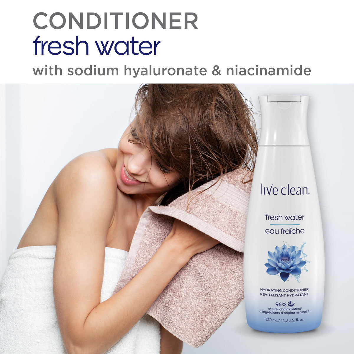 Live Clean Conditioner, Hydrating Fresh Water, 12 Oz Beauty & Personal Care Live Clean