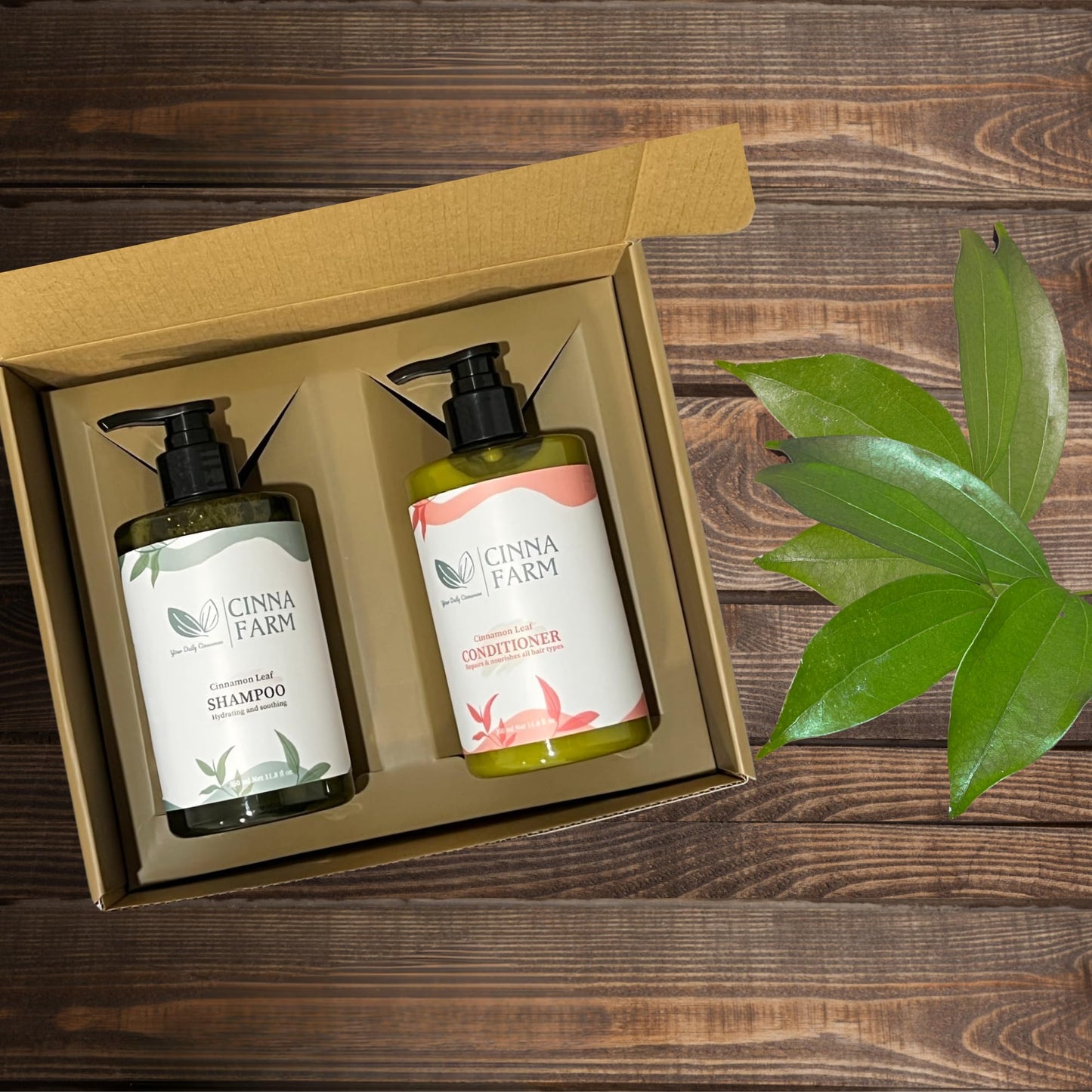 Haircare gift set for Xmas, Valentine's day, Mother's day, Birthday. No artificial fragrance, fulfates and silicones free, natural ingredients, color Beauty & Personal Care CinnaFarm