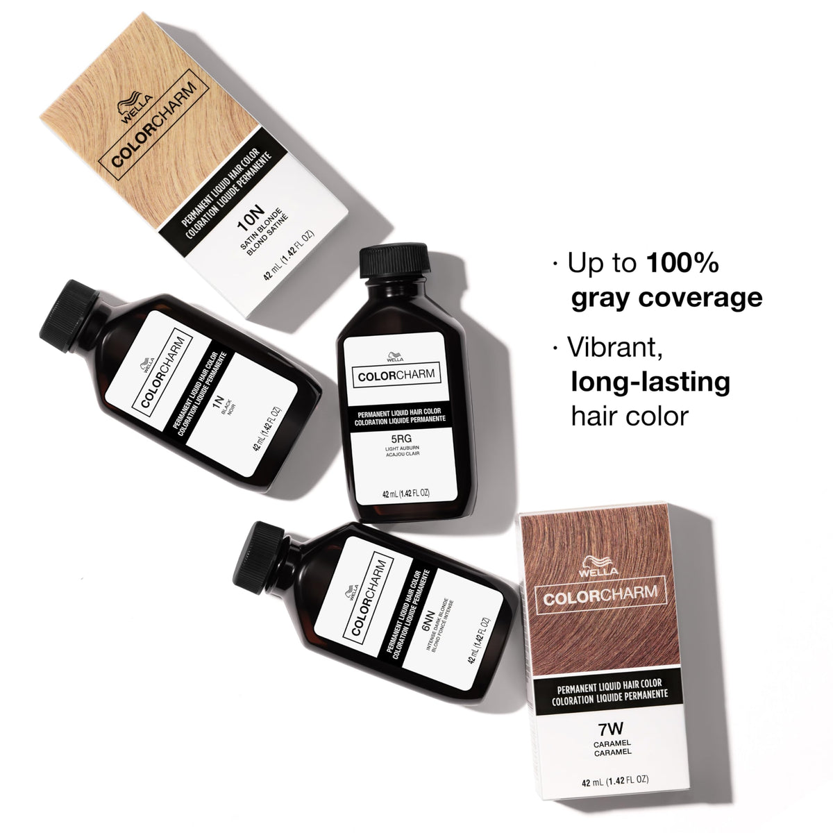 COLORCHARM Permanent Liquid Hair Color | 8N Light Blonde | Up to 100% Gray Coverage | 1.42 Fl Oz Beauty & Personal Care COLORCHARM