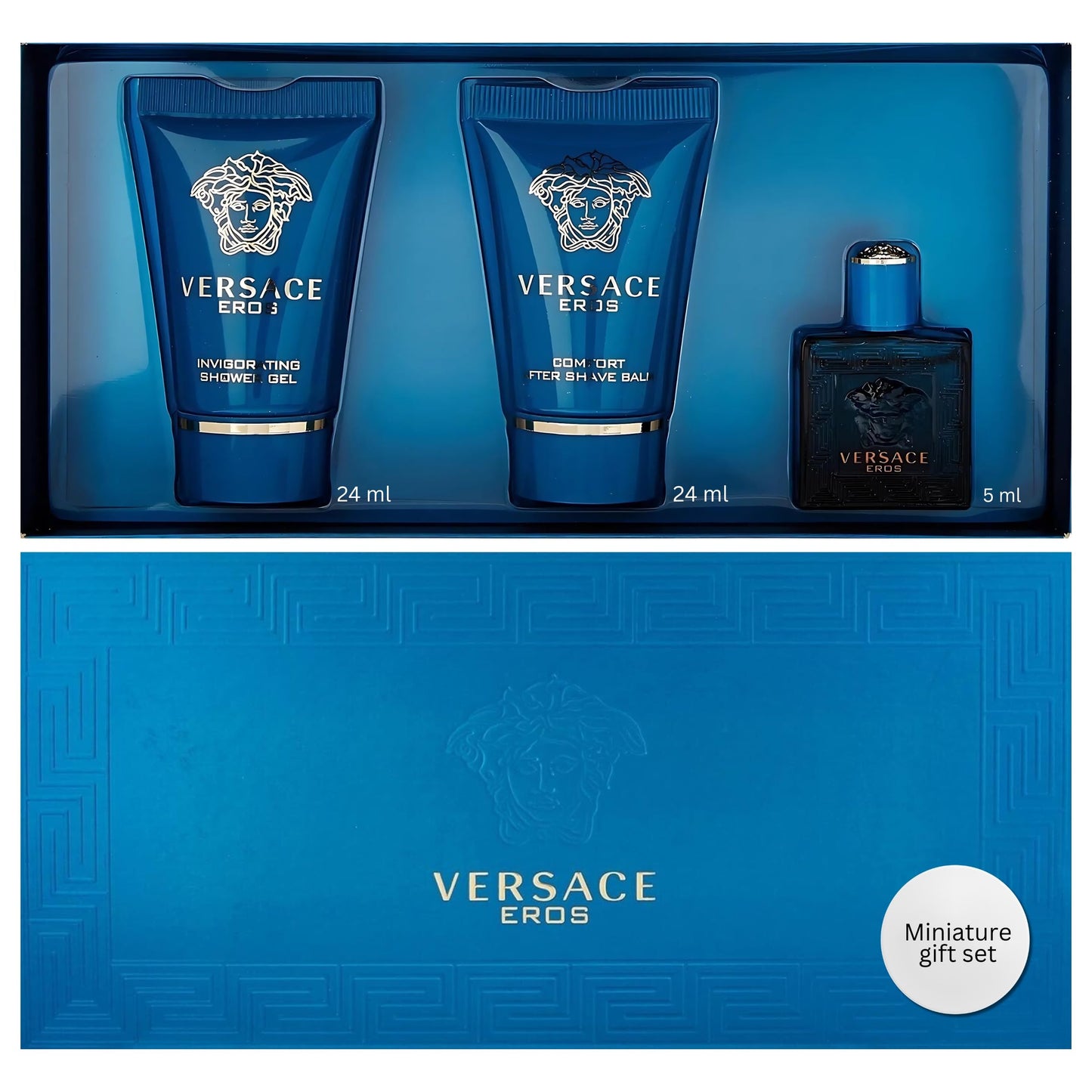 Versace Eros Perfume for Men 3 Piece Mini Gift Set Beauty & Personal Care Versace