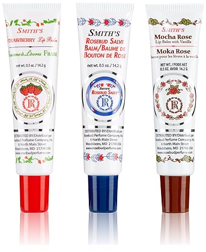Rosebud Medley Of Lip Balm Tubes, 0.5 Ounce, 2.4 Count Beauty & Personal Care ROSEBUD PERFUME