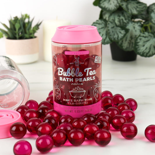 Gift Republic Bubble Tea Bath Pearls, Red Beauty and Personal Care Gift Republic