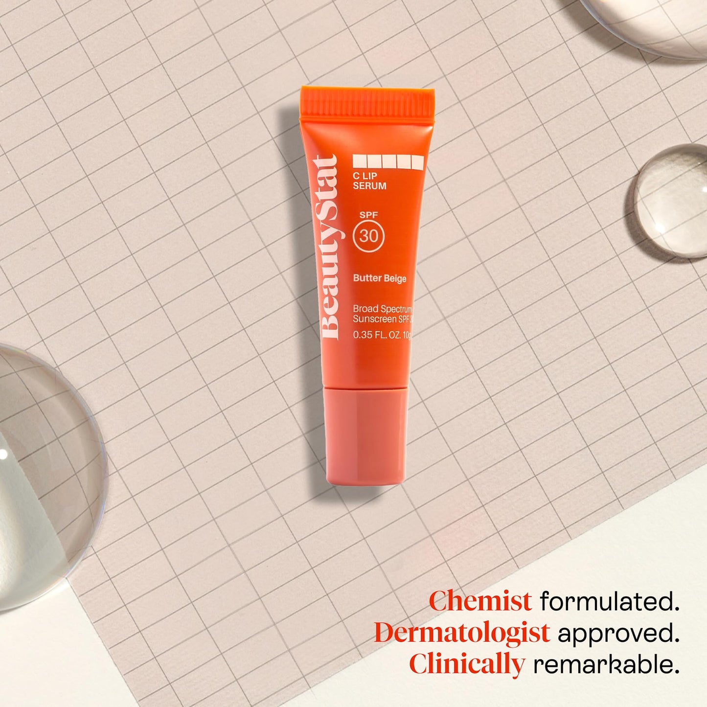 Beautystat Vit C Lip Serum, 0.35 Fl Oz (Butter Beige) Beauty and Personal Care BeautyStat