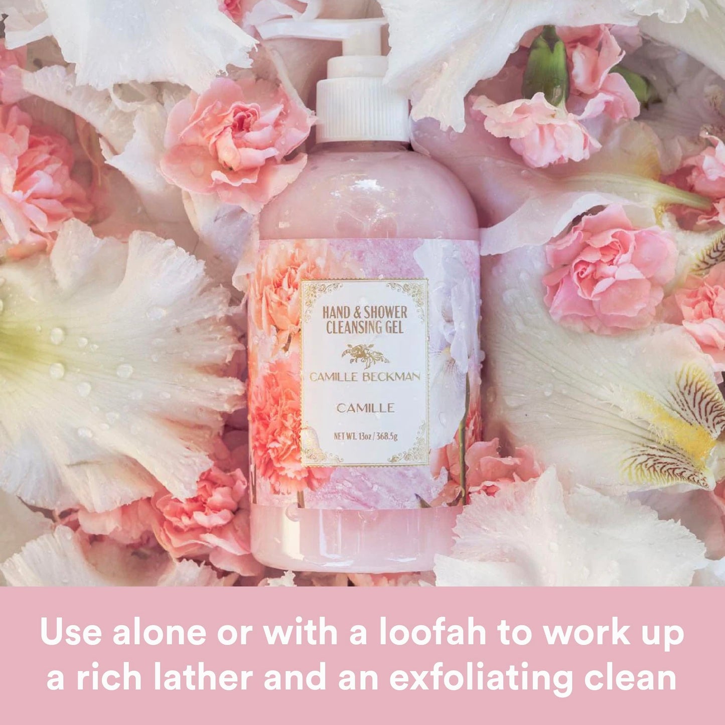 Camille Beckman Hand and Shower Cleansing Gel, Signature Camille, 13 Ounce Beauty & Personal Care Camille Beckman
