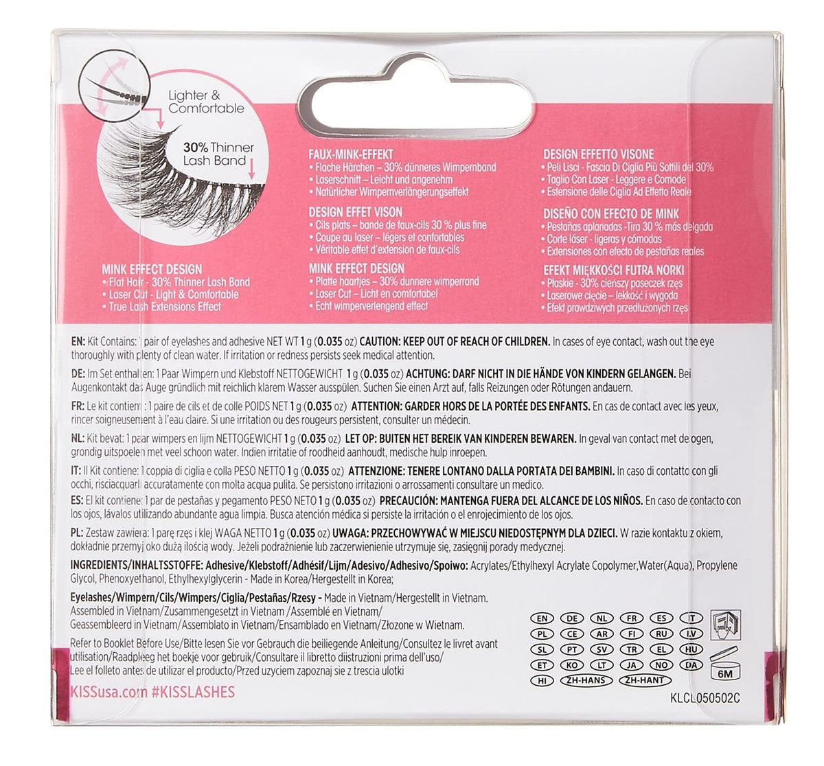 Kiss Lash Couture Luxtensions Velvet (Pack of 2) Beauty & Personal Care KISS