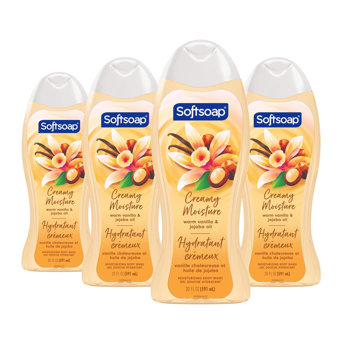 Softsoap Moisturizing Body Wash, Vanilla and Jojoba Oil - 20 Fluid Ounce (4 Pack) Beauty & Personal Care Colgate