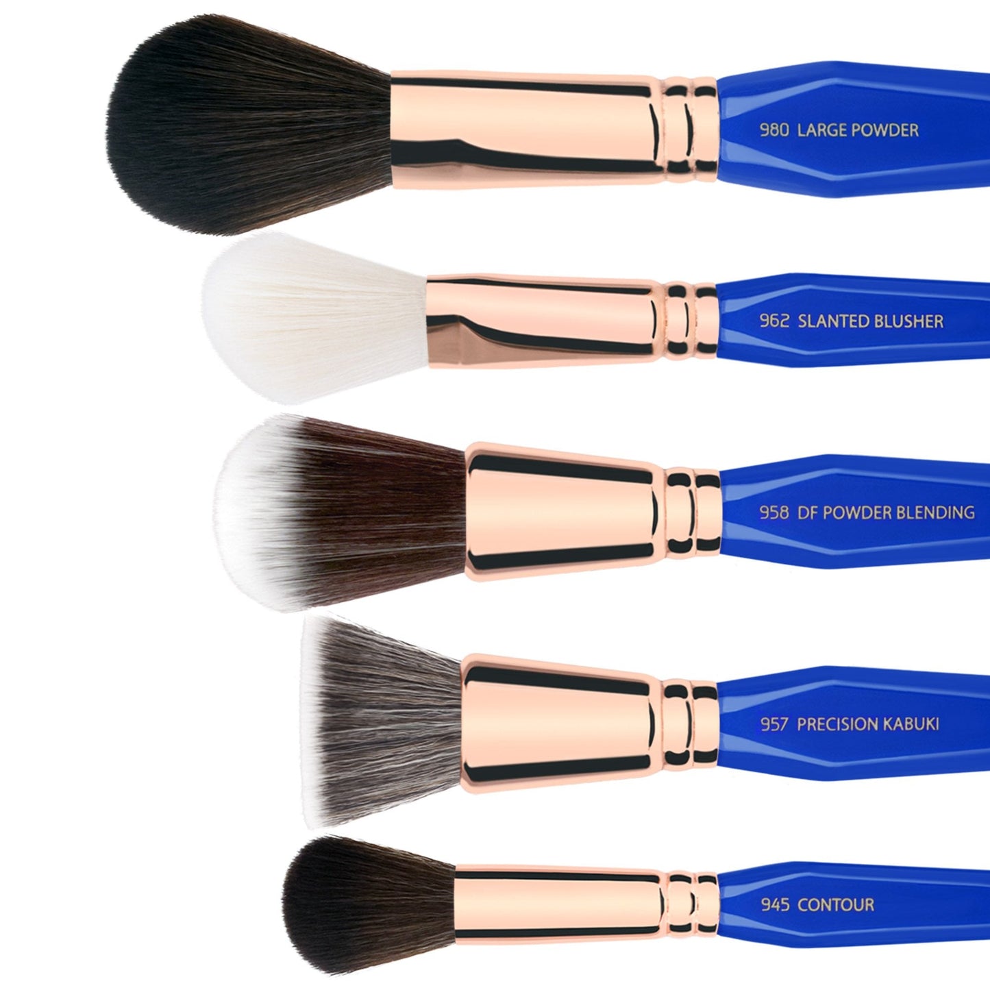 Bdellium Tools Professional Makeup Brush Golden Triangle - Phase I Complete 15pc. Brush Set with Stand-Up Pouch Beauty & Personal Care BDELLIUM TOOLS