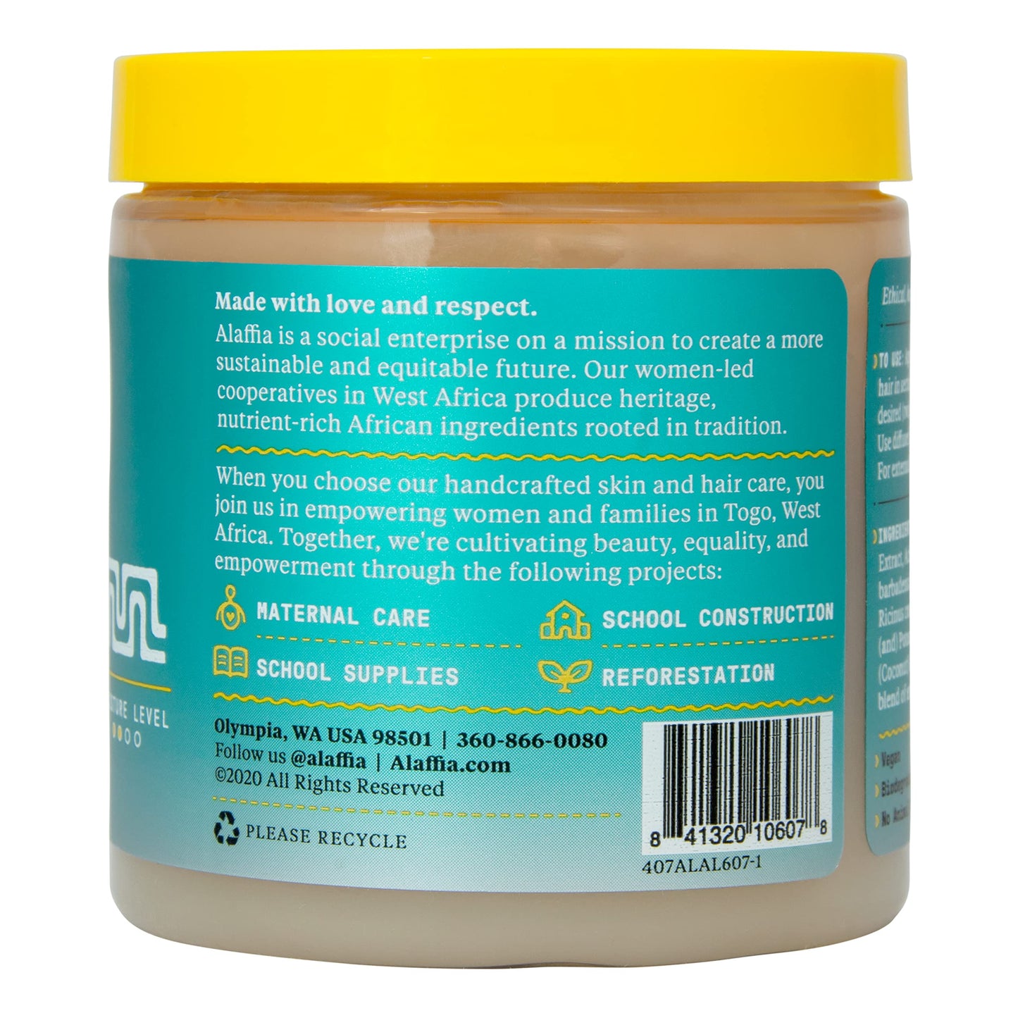 Alaffia Beautiful Curls Curl Enhance Defining Gel, Wavy to Curly Hair Products, Hair Gel to Coil, Twist and Braid, Natural with Shea Butter, Coconut Beauty & Personal Care Alaffia