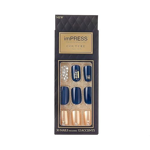 Kiss Impress Press-on Manicure One-Step Gel Nails Couture Collection - Haute (Pack of 1) Beauty & Personal Care imPRESS
