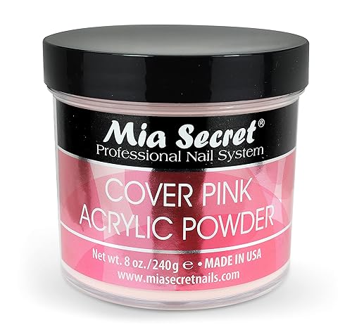 Mia Secret Cover Pink Acrylic Powder (8 oz), Professional Nail System, Ideal for Long Lasting Nails Beauty & Personal Care Mia Secret