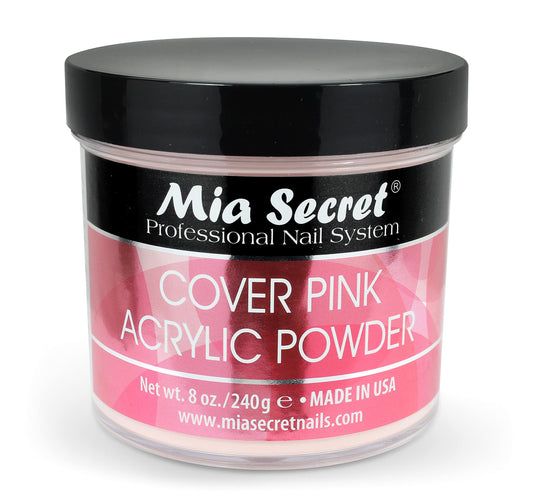 Mia Secret Cover Pink Acrylic Powder (8 oz), Professional Nail System, Ideal for Long Lasting Nails Beauty & Personal Care Mia Secret