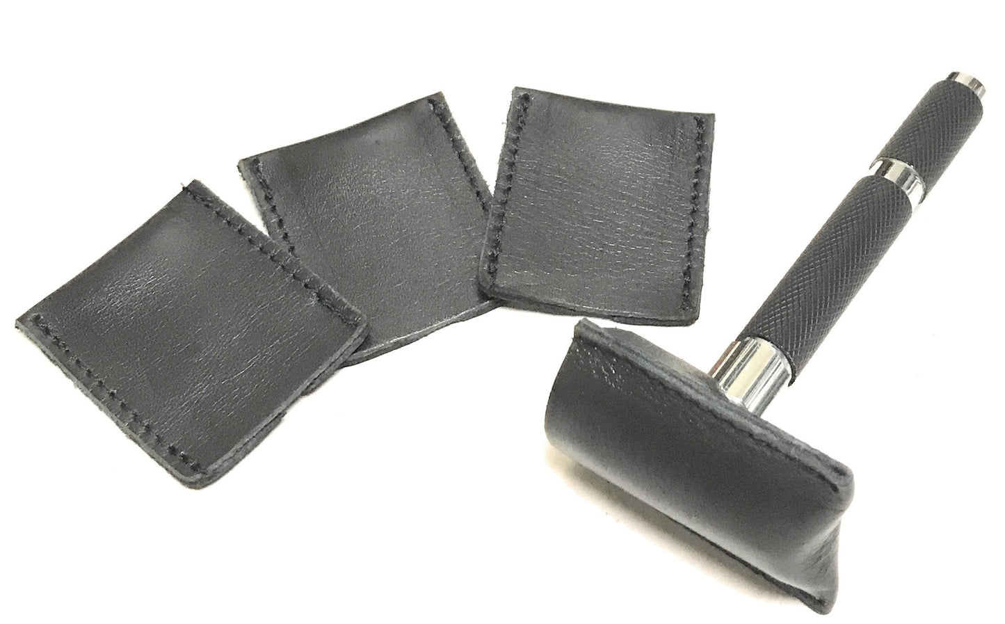 G.B.S Durable and Double Edge Leather Razor Head Sleeve, Protective Sheath Case, Pack of 3 Beauty and Personal Care G.B.S
