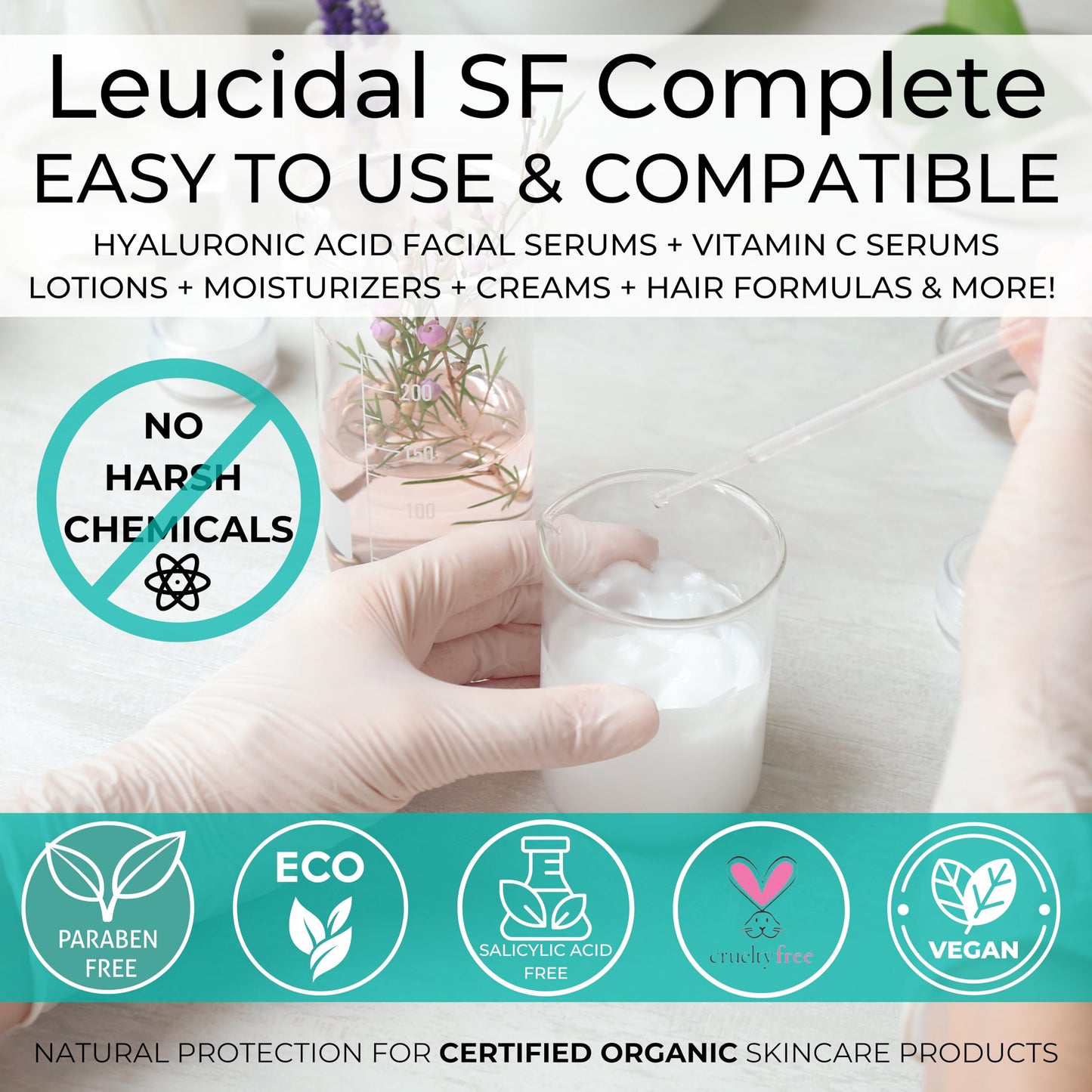 Skin Perfection Leucidal SF Complete - DIY Leucidal Liquid SF Natural Alternative Preservative for Lotion Making - Leucidal Liquid Complete Beauty & Personal Care Skin Perfection