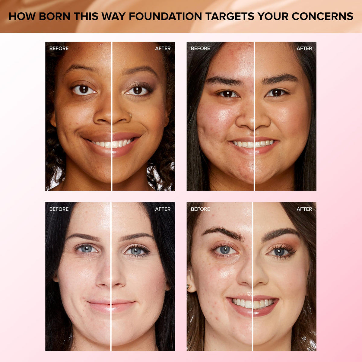 Too Faced Born This Way Natural Finish Longwear Liquid Foundation | Medium-To-Full Coverage | Hydrating + Oil Free, 1 Fl Oz, Cocoa Beauty & Personal Care Too Faced