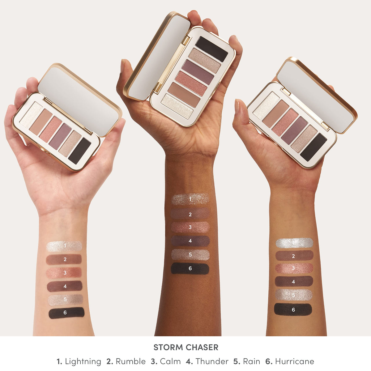 jane iredale PurePressed Eye Shadow Palette, Storm Chaser, 0.12 oz. Beauty & Personal Care jane iredale