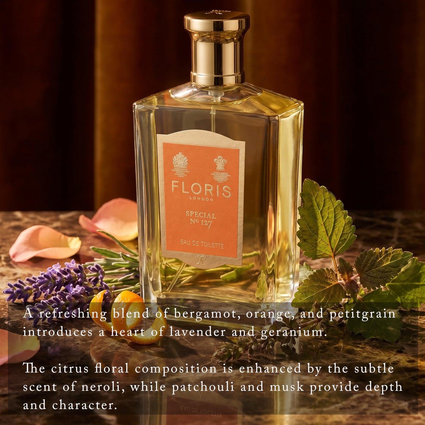 Floris London Special No.127 Perfume Eau de Toilette, 3.4 Fl Oz Beauty & Personal Care Floris