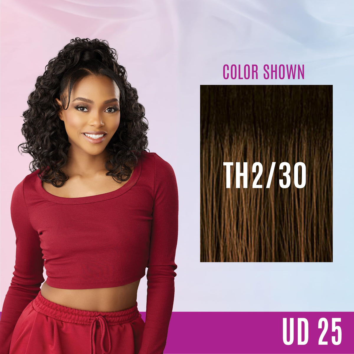 Sensationnel Instant Updown Halfwig Pony-Iud 25, TH2/30