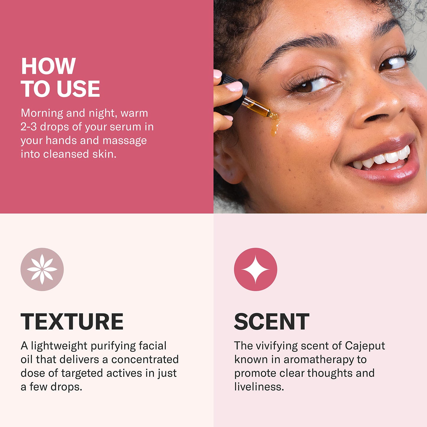 Odacité Bl+C Serum Concentrate for Face, Luxury Black Cumin + Cajeput Pore-Clearing Facial Oil for Pimples & Blemishes, Vegan Vitamin E Spot Treatment Beauty & Personal Care ODACITE