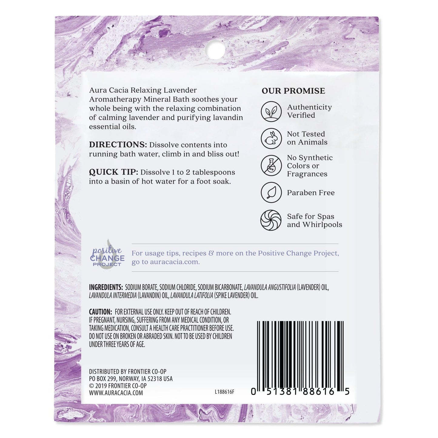 Aura Cacia Aromatherapy Mineral Bath, Relaxing Lavender, Mineral Bath Salts with Pure Essential Oils for a Soothing and Rejuvenating Foot and Body Beauty and Personal Care Aura Cacia