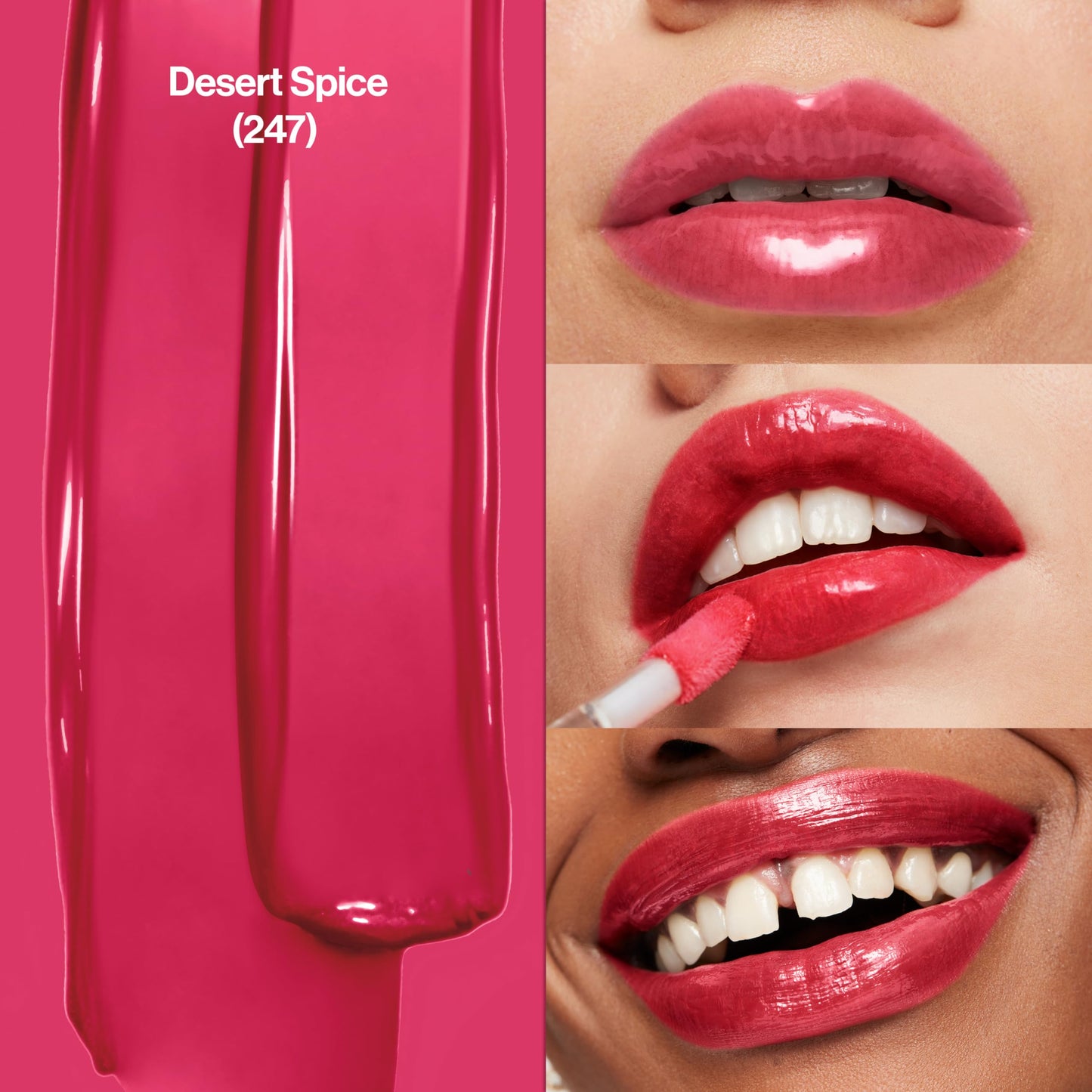 Revlon Super Lustrous Lip Gloss, Non-Sticky, Hydrating, High Shine Finish, 247 Desert Spice, 0.13 oz Beauty & Personal Care REVLON