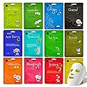 Celavi Essence Face Mask Paper Sheet Korea Skin Care Moisturizing 12 Pack Classic Facial Beauty Beauty & Personal Care Celavi Cosmetics