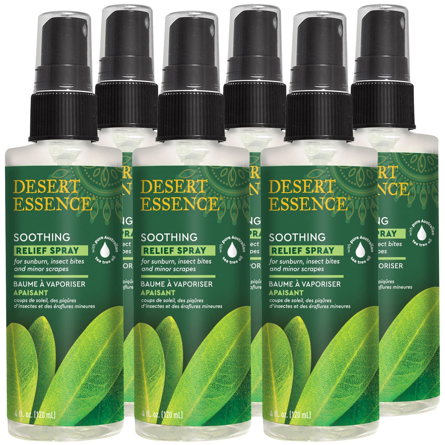 Desert Essence Tea Tree Relief Spray, 4 Ounce -- 6 per case. Beauty & Personal Care Desert Essence