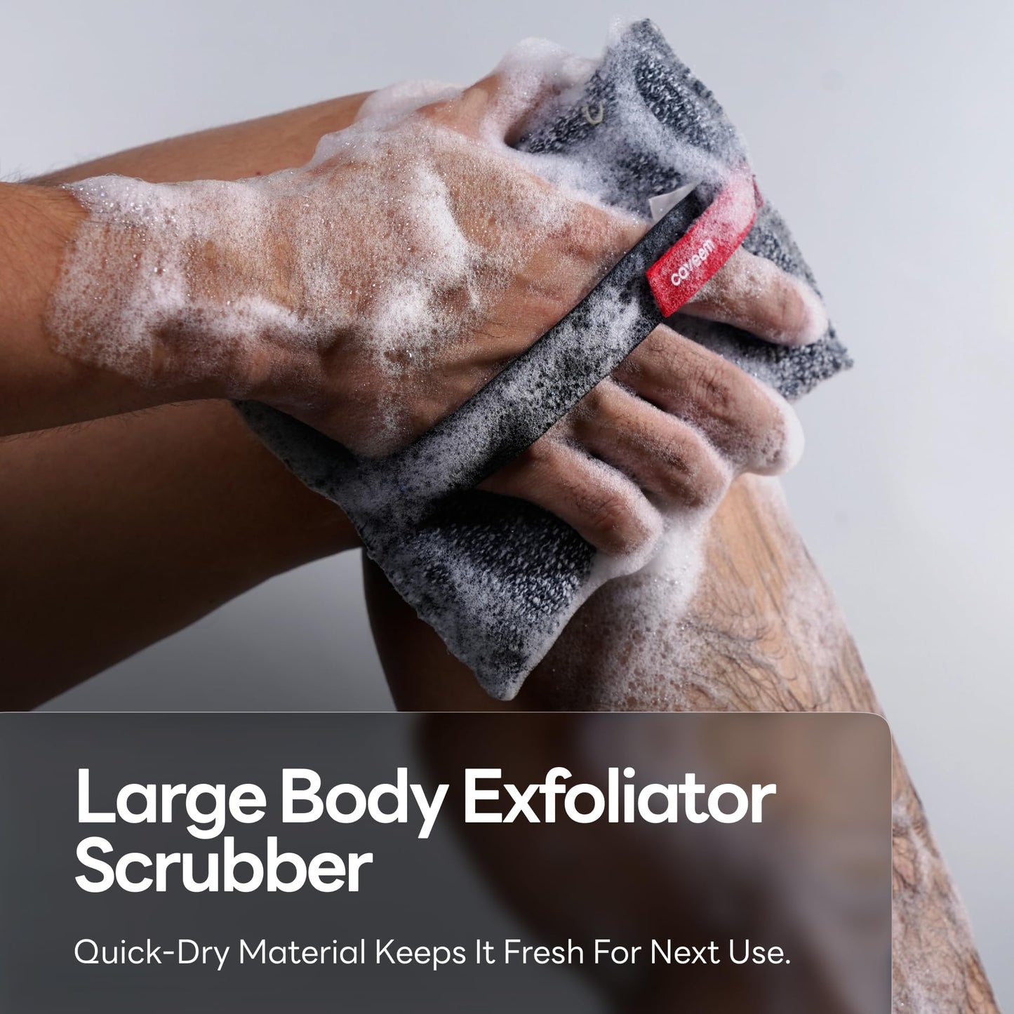 Caveem Exfoliating Body Scrubber, Rough Exfoliation Body Exfoliator Sponge for Remove Dead Skin, Body Exfoliating Sponges, Bath and Body Exfoliate Beauty and Personal Care CAVEEM
