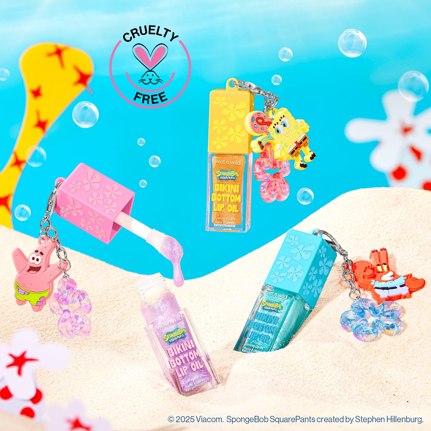 wet n wild Spongebob Bikini Bottom Cooling Lip Oil - Thar She Blows Beauty & Personal Care wet n wild