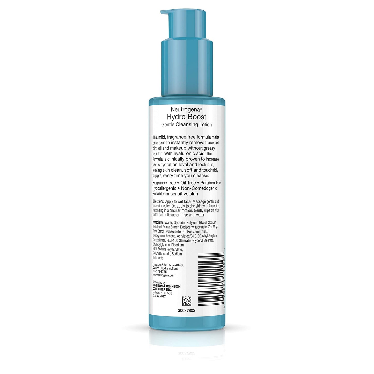 Neutrogena Hydro Boost Gentle Cleansing Lotion 5 Ounce Fragrance-Free (147ml) Beauty & Personal Care Neutrogena