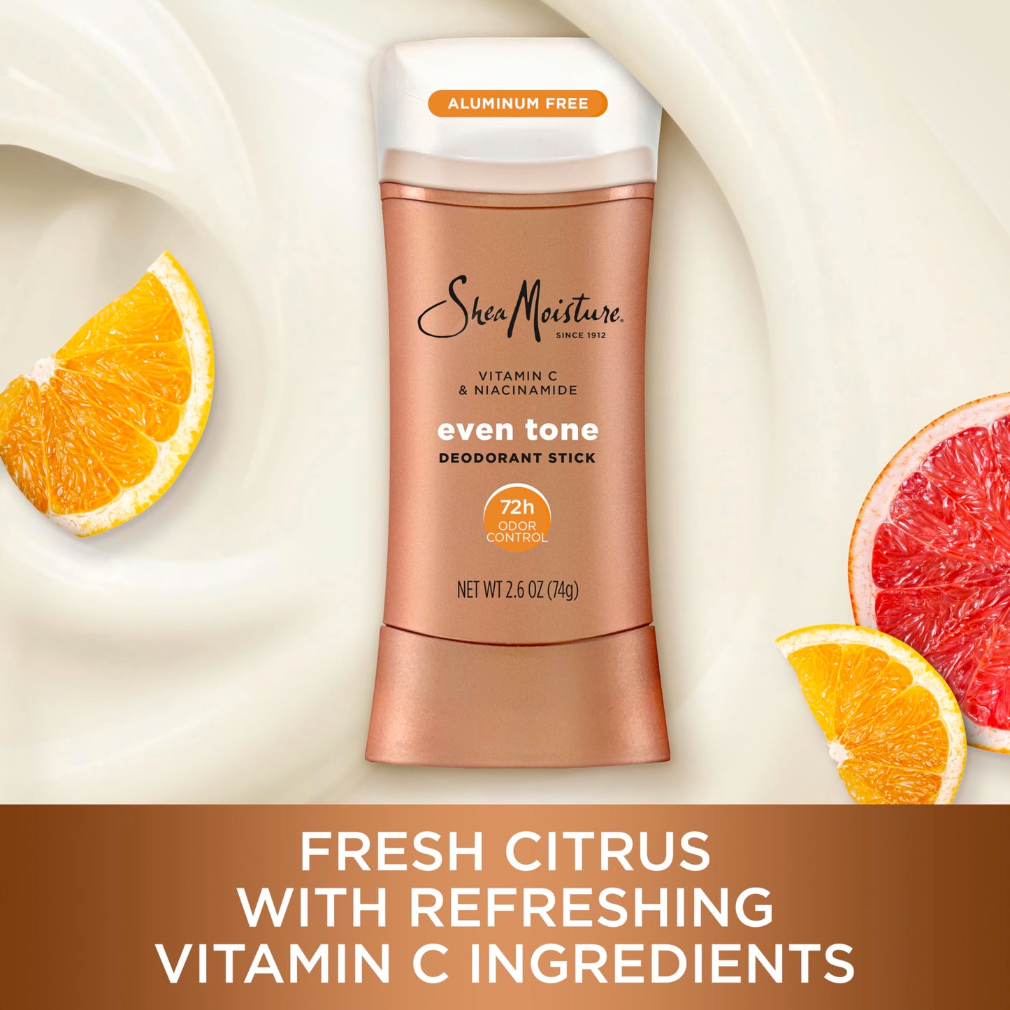 SheaMoisture Deodorant Stick for 72h Odor Control Fresh Aluminum Free 2.6 oz Beauty and Personal Care Shea Moisture