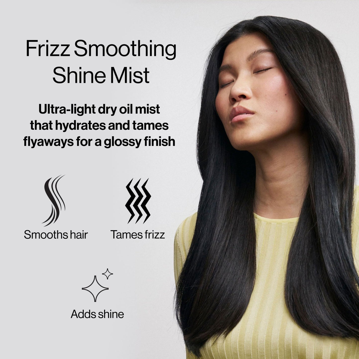 Freewill Frizz Smoothing Shine Mist - Lightweight Non-Greasy Hair Shine Spray for Frizz Control & Flyaways - Hydrating Mist with Argan, Coconut Beauty & Personal Care Freewill