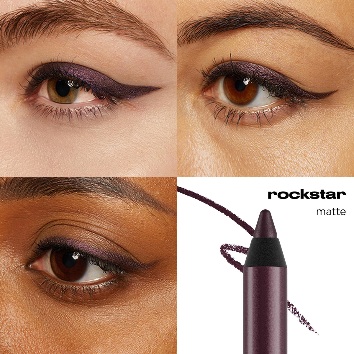 URBAN DECAY 24/7 Glide-On Waterproof Eyeliner Pencil - Smudge-Proof, Long-Lasting, Transfer-Proof, Up to 16HR Wear, Smooth No-Tug Formula, Rockstar Beauty & Personal Care URBAN DECAY