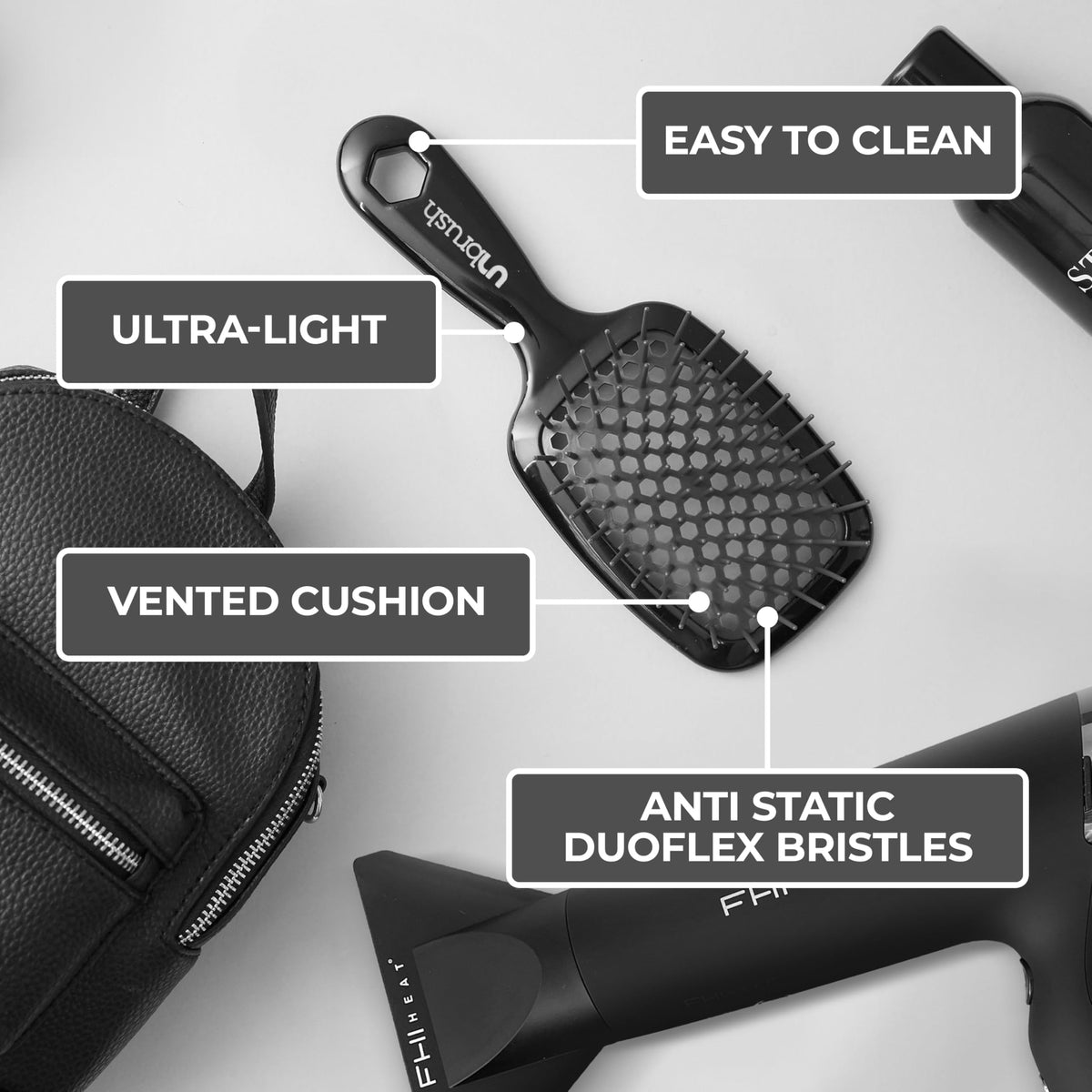 FHI Heat UNbrush Detangling Brush for Wet & Dry Hair