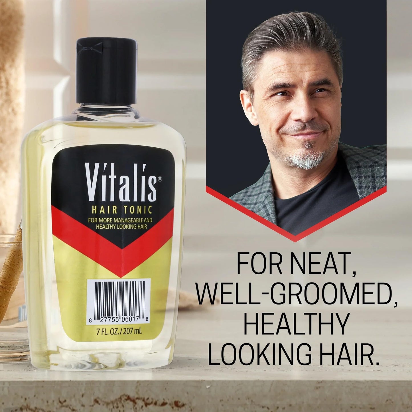 Vitalis Hair Tonic Liquid 7 oz (Pack of 10) Beauty & Personal Care Vitalis