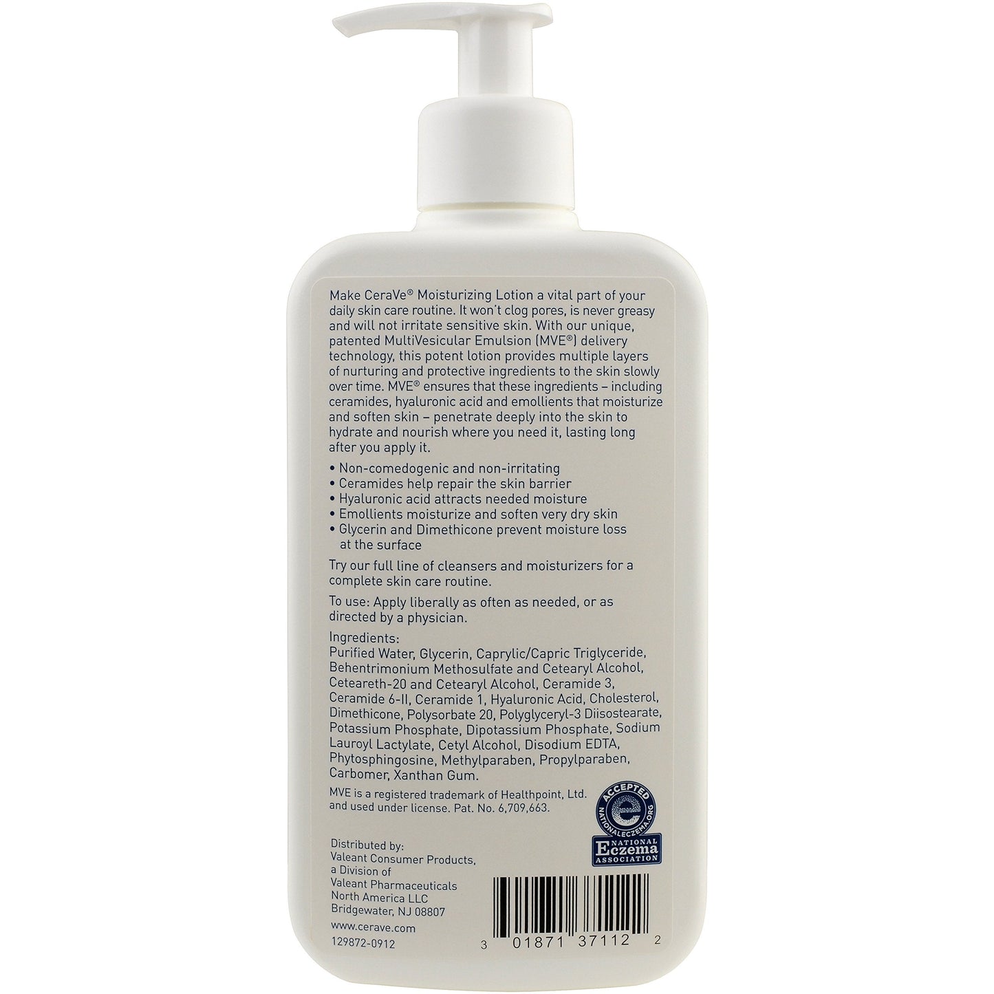 CeraVe Daily Moisturizing Lotion | 12 Ounce | Face & Body Lotion for Dry Skin with Hyaluronic Acid | Fragrance Free Beauty & Personal Care CeraVe