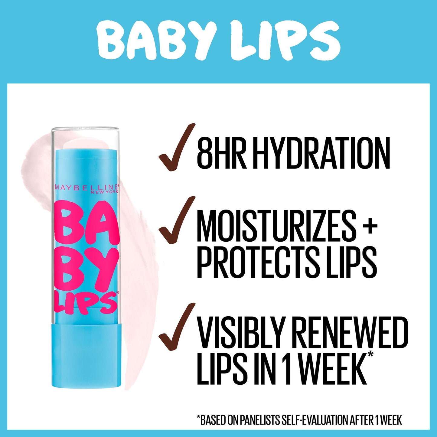 Maybelline Baby Lips Moisturizing Lip Balm , Cherry Me 0.15 oz (Pack of 6) Beauty & Personal Care MAYBELLINE