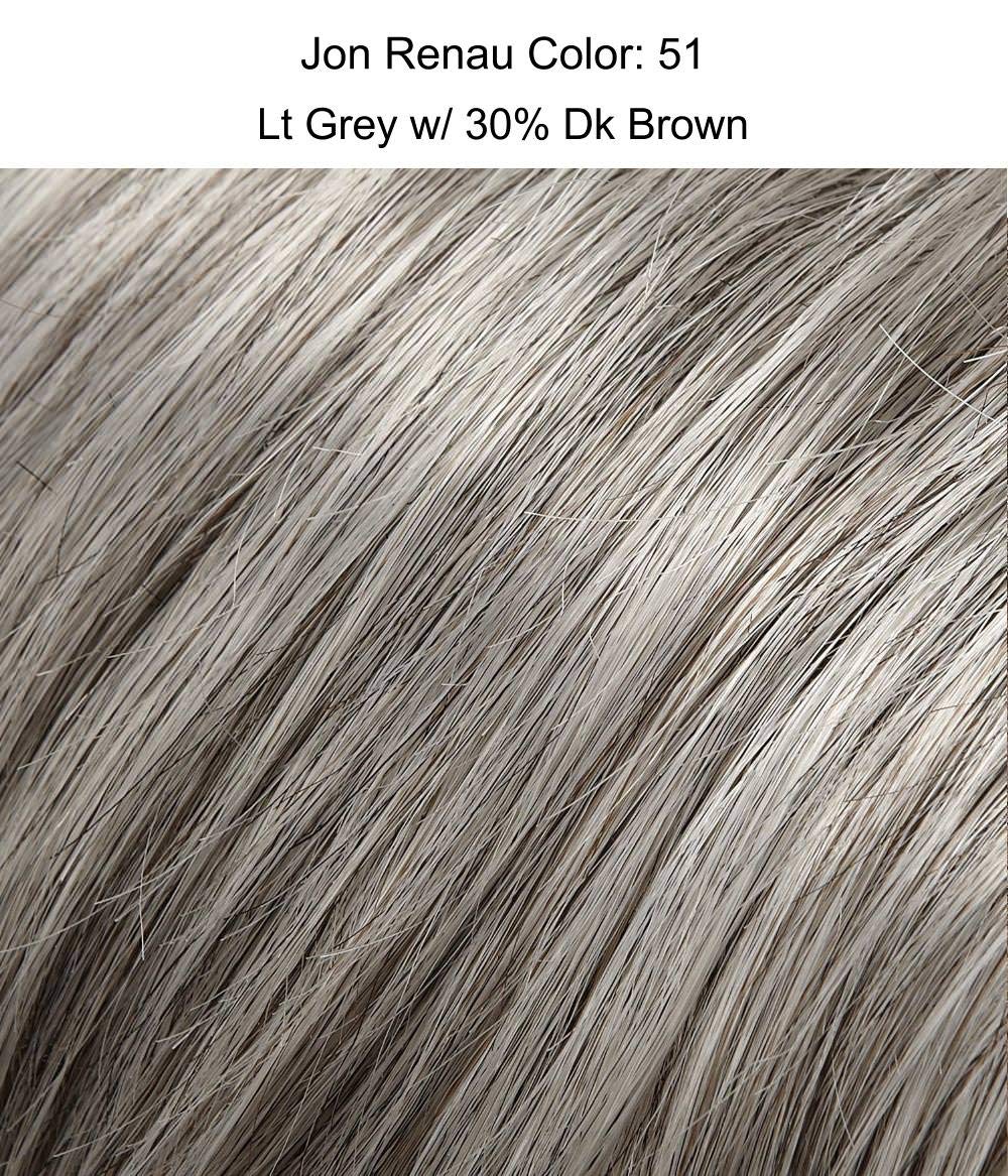 Funbun Curly Synthetic Hair Wrap Elastic Band Women's Hairpiece Chignon Ponytail Accent Fun Bun by easihair - 51 Licorice Twist