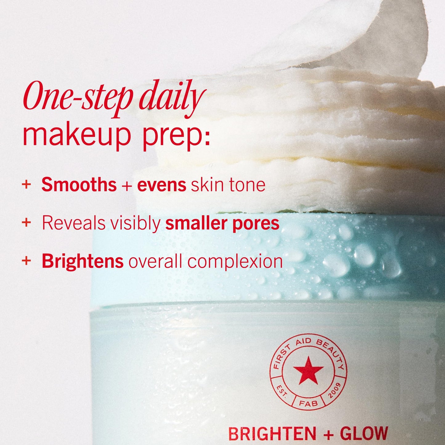First Aid Beauty Brighten & Glow Facial Radiance Pads, with Glycolic & Lactic Acids - Daily Facial Treatment Pads - Tones & Brightens while Minimizing Beauty and Personal Care First Aid Beauty